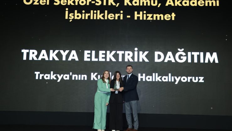 Sürdürülebilirlik Akademisi’nden TREDAŞ’a “İş Birliği” Ödülü