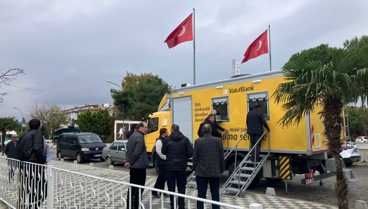 VAKIFBANK MOBİL ŞUBE ŞARKÖYDE HİZMET VERİYOR