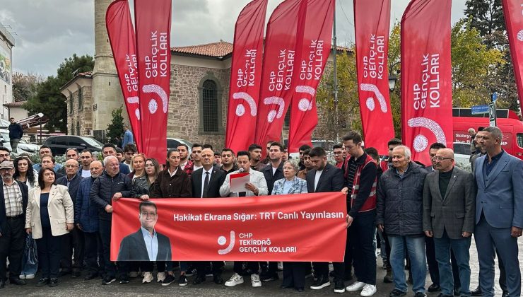 CHP” İMAMOĞLU’NUN YARGI SÜRECİ TRT’DE CANLI YAYINLANSIN”