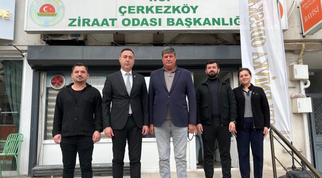 Tekirdağ Baro Başkanı Gürcün’den Çerkezköy Esnaf ve Meslek Odalarına Ziyaret