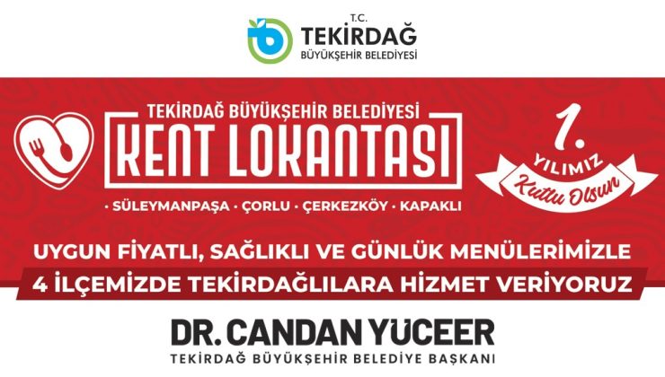 KENT LOKANTALARI 1 YAŞINDA