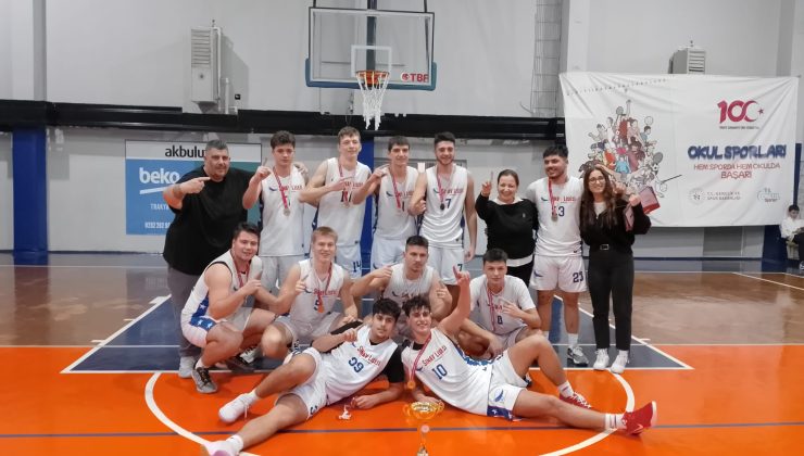 SINAV ANADOLU LİSESİNİN BASKETBOL BAŞARISI