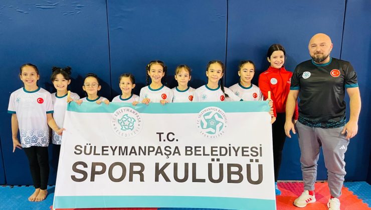 Süleymanpaşalı Minik Cimnastikçilerden Büyük Başarı