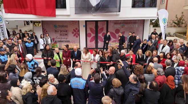 KADINLARIN VE ÇOCUKLARIN YAŞAM MERKEZİ: TEK ATÖLYE AÇILDI