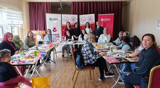 TEKİRDAĞLI KADINLAR SANATLA GÜVEN HARİTALARINI OLUŞTURDU