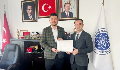 TEKİRDAĞ NKÜ’YE “BESLENME DOSTU VE FİZİKSEL AKTİVİTEYİ DESTEKLEYEN İŞYERİ” BELGESİ