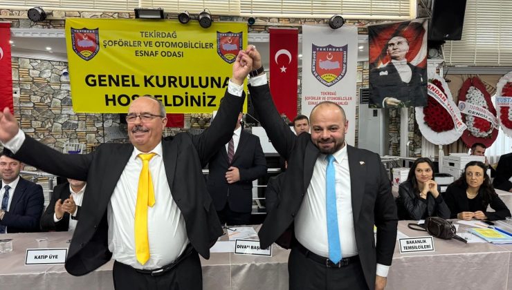Şenol Turan Yeniden Şoförler Odası Başkanı Seçildi