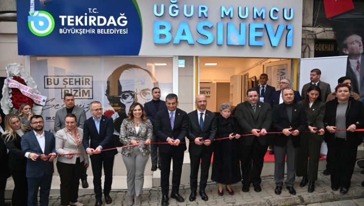 UĞUR MUMCU BASINEVİ AÇILDI