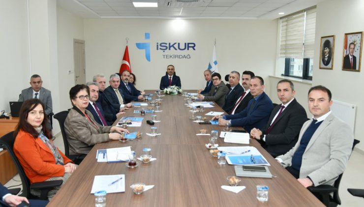 İl İstihdam ve Mesleki Eğitim Kurulu Toplantısı Yapıldı