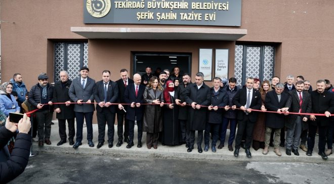 KAPAKLI’DA DAYANIŞMANIN ADRESİ ŞEFİK ŞAHİN TAZİYE EVİ AÇILDI