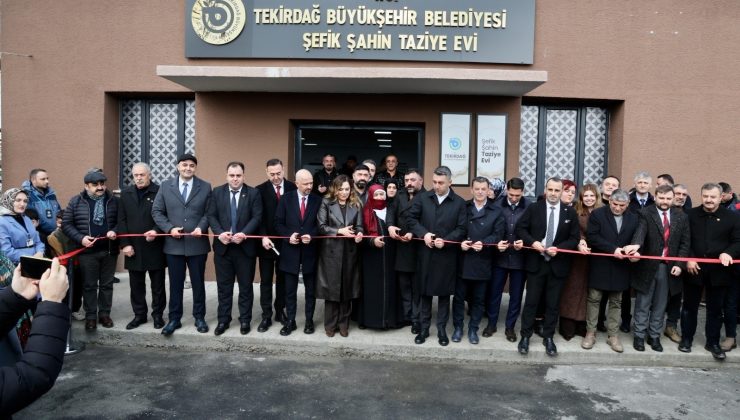 KAPAKLI’DA DAYANIŞMANIN ADRESİ ŞEFİK ŞAHİN TAZİYE EVİ AÇILDI