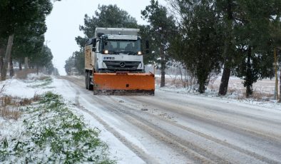 BÜYÜKŞEHİR’DEN KAR MESAİSİ