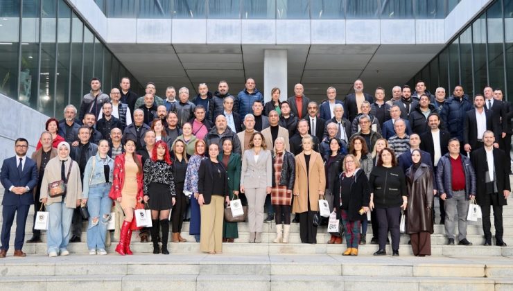 CANDAN BAŞKAN GAZETECİLER GÜNÜ DOLAYISIYLA TEKİRDAĞ BASINIYLA BULUŞTU