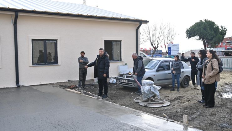 Başkan Nallar Çiftlikönü Çocuk Etkinlik Merkezinde İncelemelerde Bulundu