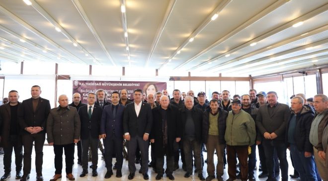 TEKİRDAĞ BÜYÜKŞEHİR ÜRETİCİYE NEFES OLUYOR