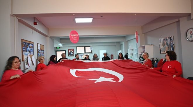 BÜYÜKŞEHİR’DEN BAYRAĞA SAYGI EMEĞE DEĞER