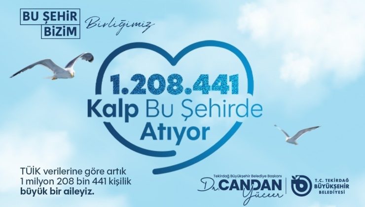 CANDAN BAŞKAN: “TEKİRDAĞ BÜYÜYOR, HİZMET KALİTEMİZ ARTIYOR”