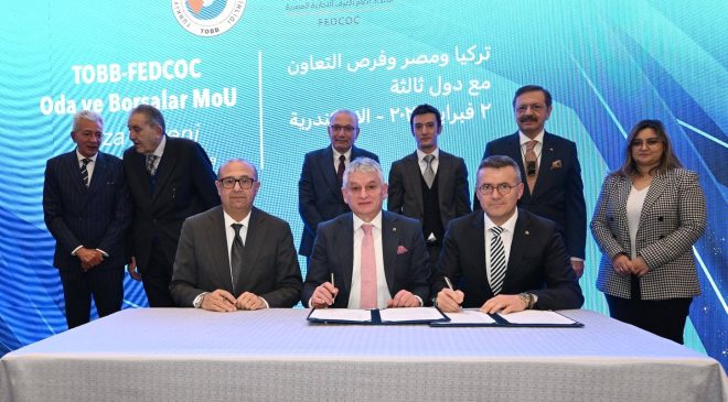 GÜNAY, TÜRKİYE VE MISIR ARASINDAKİ TİCARİ İLİŞKİLERİN GELİŞTİRİLMESİ ADINA PROTOKOLLERE İMZA ATTI