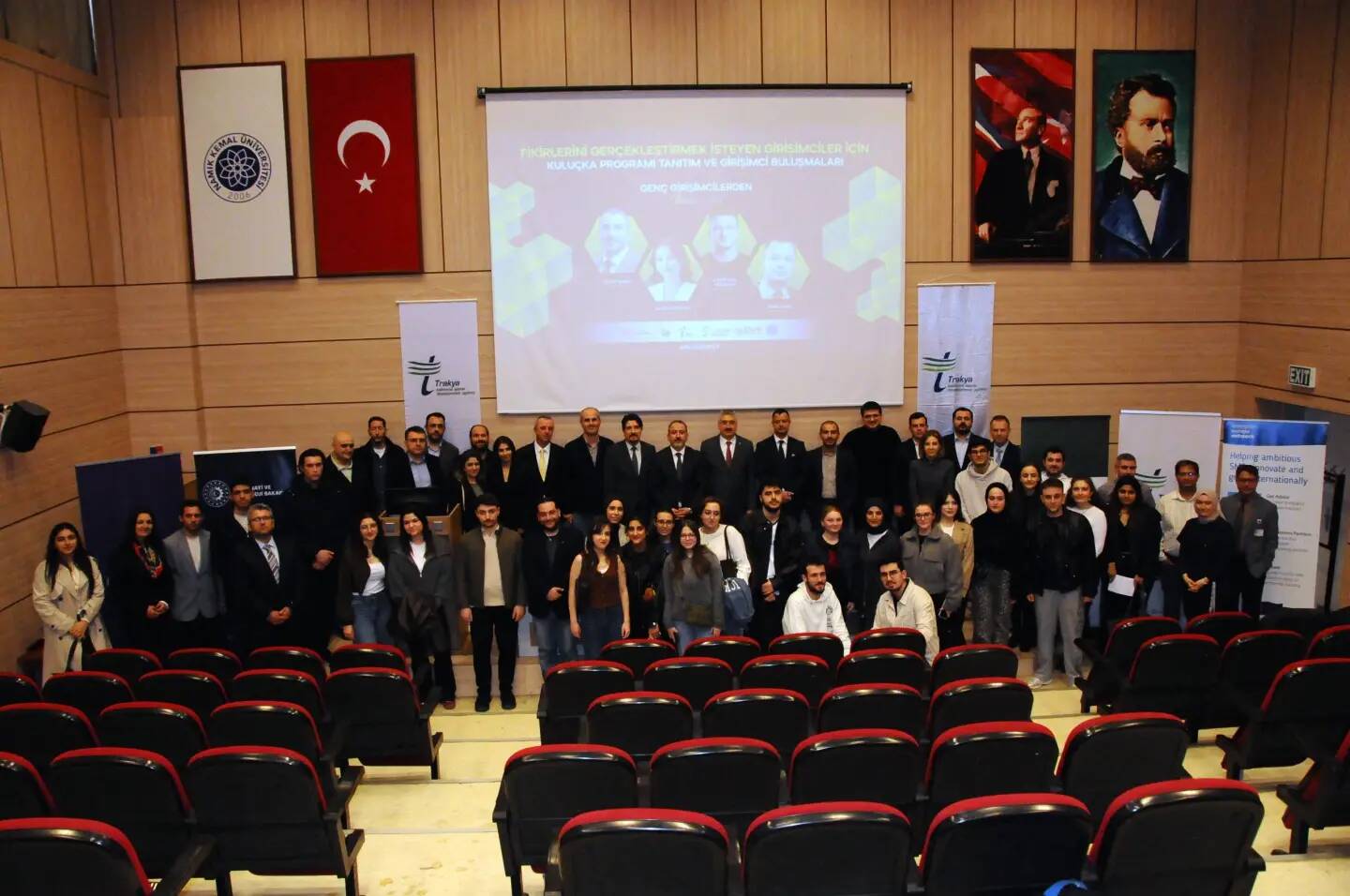 “KULUÇKA PROGRAMI TANITIM VE GİRİŞİMCİ BULUŞMALARI” ETKİNLİKLERİNİN İLKİ  NKÜ’DE GERÇEKLEŞTİ