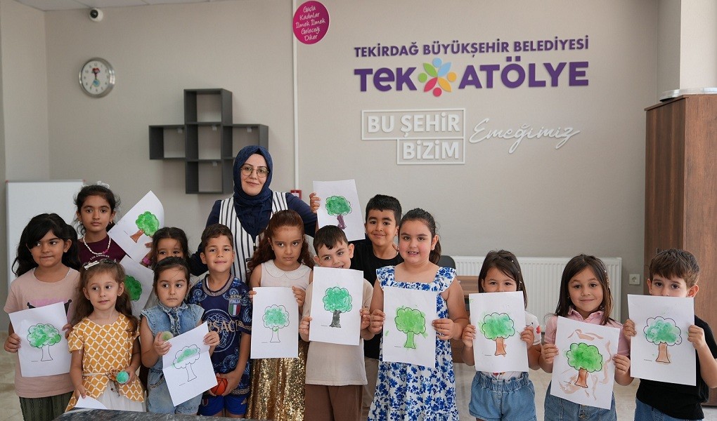 KIZILPINAR TEK ATÖLYE’DE YAZ DOLU DOLU GEÇİYOR
